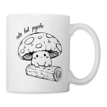 Süßer Pilz - cute but psycho - Mug - white - Right