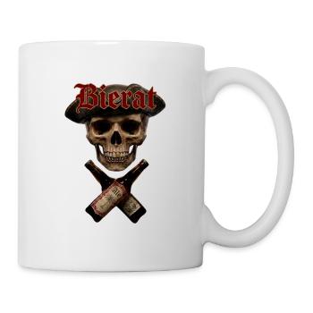 Skull Beer Bottles - Mug - white - Right