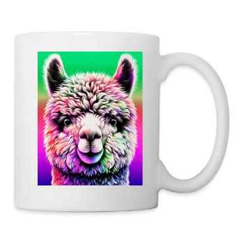 Alpaka - Tasse - Weiß - Rechts