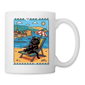 Voyage au Monténégro Balkans Côte adriatique Montagnes - Mug blanc - blanc - Droite