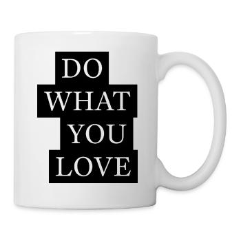 Do What You Love Statement - Tasse - Weiß - Rechts