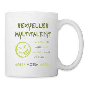 Sexuelles Mutitalent - Tasse - Weiß - Rechts