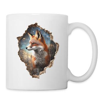 Fuchs - Tasse - Weiß - Rechts