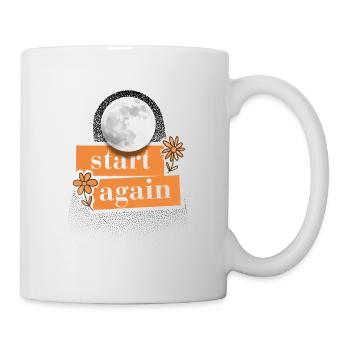 start again - Mug - white - Right