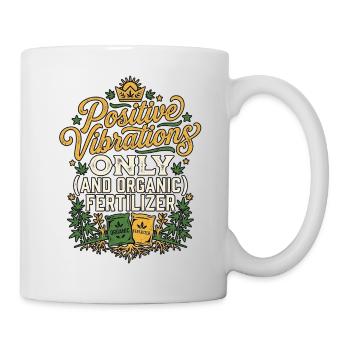 Positive Gardening - Tasse - Weiß - Rechts