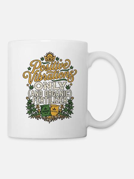 Positive Gardening - Tasse - Weiß