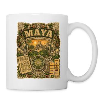 Civilisation maya - Mug blanc - blanc - Droite
