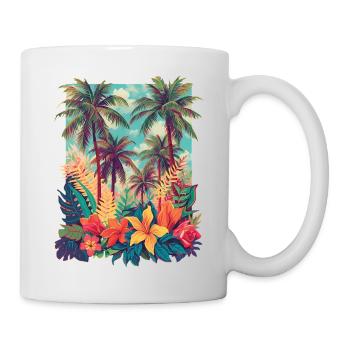 Tropical Blossom Beach - Mug - white - Right