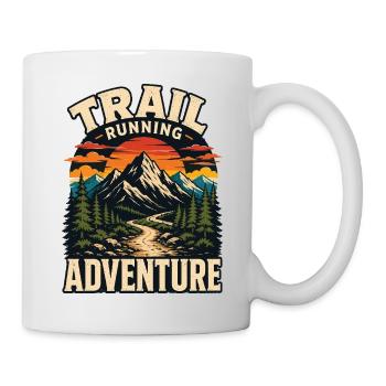 Trailrunning-Abenteuer - Tasse - Weiß - Rechts