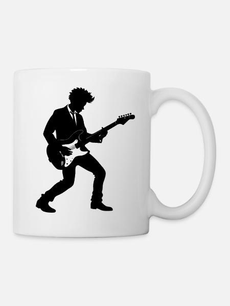 Gitarrist - Tasse - Weiß