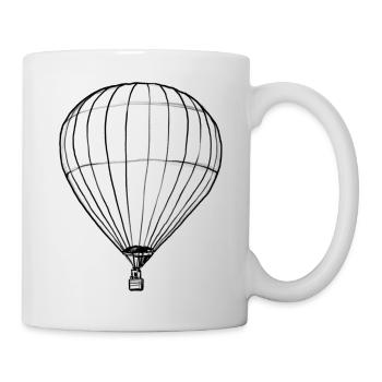 Hot Air Balloon - Illustration - Mug - white - Right