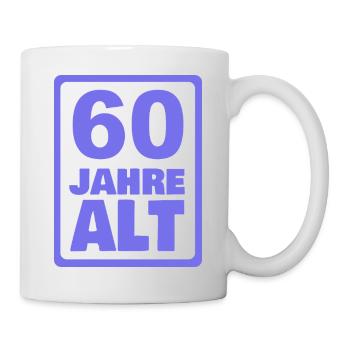 Alter 60 - Tasse - Weiß - Rechts