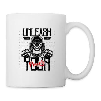 Power Lettering 2026 Vintage Animal Sporty - Mug blanc - blanc - Droite