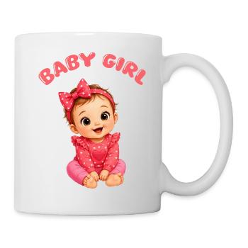 Baby Girl Heart Graphic - Mug - white - Right