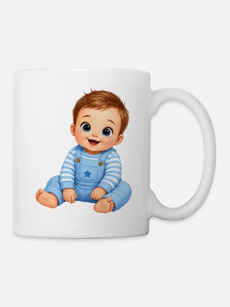 Baby Boy Junge Comic - Tasse - Weiß