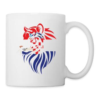 Croacia - Croatia - Tiger Flags - Mug - white - Right