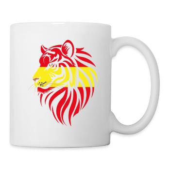 Espana - Spanien - Tiger-Flaggen - Tasse - Weiß - Rechts