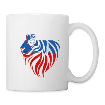 Slowenien – Slowenien – Tiger-Flaggen - Tasse - Weiß - Rechts