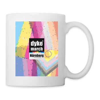 Dyke March Nbg 2026 - Tasse - Weiß - Rechts