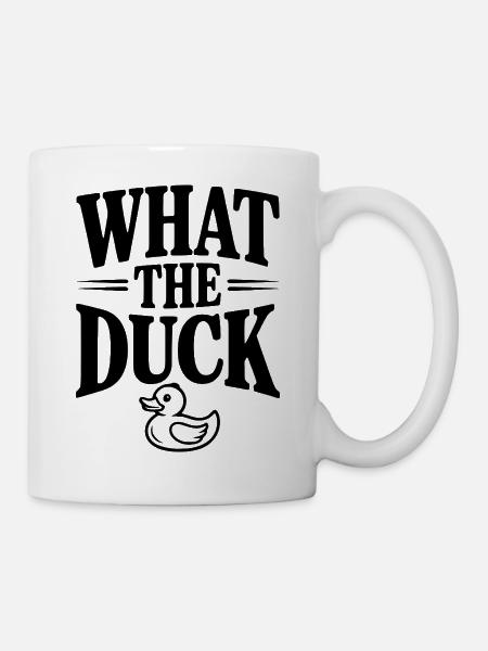 Was zur Ente - Tasse - Weiß
