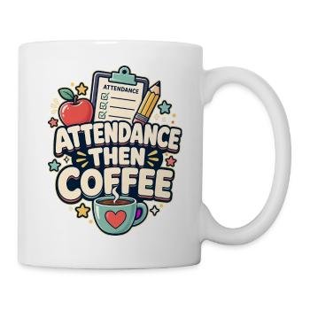 PRÉSENCE PUIS CAFÉ SIESTE - Mug blanc - blanc - Droite