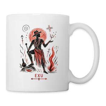 EXU - Mug blanc - blanc - Droite