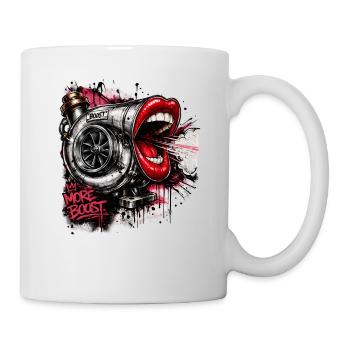 Turbo Boost Streetwear - Tasse - Weiß - Rechts