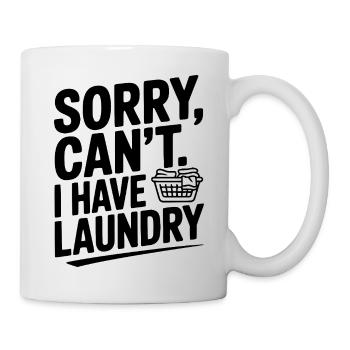 Sorry Can't. I Have Laundry - Mug - white - Right