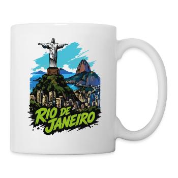 Rio de Janeiro Silhouette - Tasse - Weiß - Rechts
