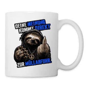 Your opinion directly on garbage collection - Mug - white - Right