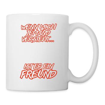 RC Auto Freund - Tasse - Weiß - Rechts