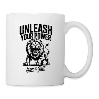 Libérez votre pouvoir de lion. - Mug blanc - blanc - Droite