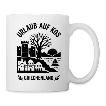Kos Griechenland Urlaub - Tasse - Weiß - Rechts