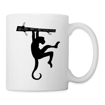 Singe - Mug blanc - blanc - Droite