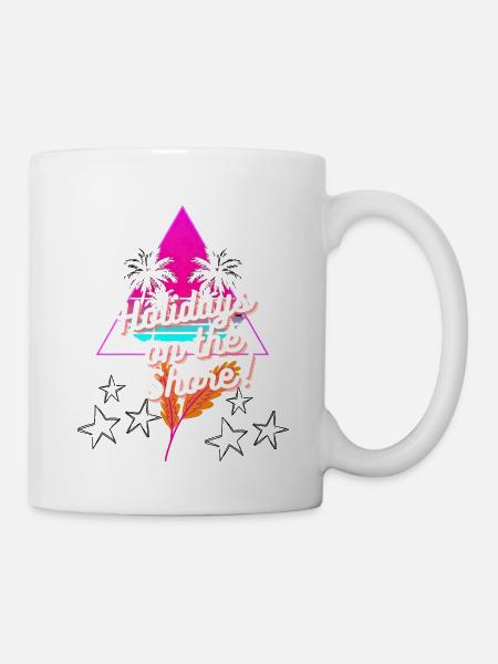 Neon Shore Vacation - Mug - white