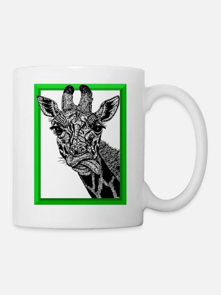 Giraffe - Tasse - Weiß