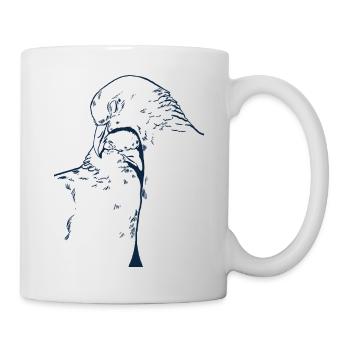 LE PROTECTEUR - Mug blanc - blanc - Droite