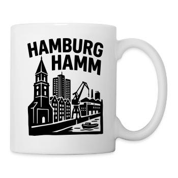 Hamburg Hamm - Tasse - Weiß - Rechts