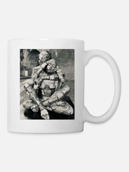 Duo-Körpergeometrie - Tasse - Weiß