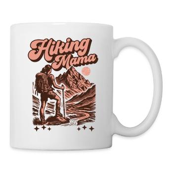 Randonnée - Aventure en plein air - Maman randonneuse - Mug blanc - blanc - Droite