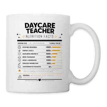 Cadeau pour enseignant de garderie pour l’éducateur en maternelle - Mug blanc - blanc - Droite