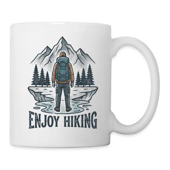 Randonnée - Aventure en plein air - Mug blanc - blanc - Droite