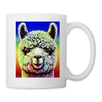 Alpaka - Tasse - Weiß - Rechts