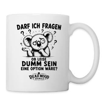 Sarkasmus Humor | Lustiges Geschenk für Kollegen - Tasse - Weiß - Rechts
