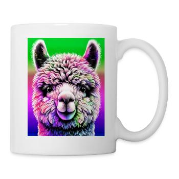 Alpaka - Tasse - Weiß - Rechts