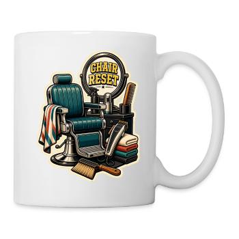 RÉINITIALISATION DE LA CHAISE - Mug blanc - blanc - Droite