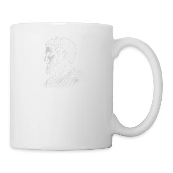 Mentalité stoïcienne de Marc Aurèle - Mug blanc - blanc - Droite