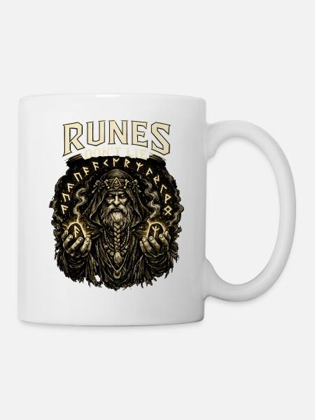 Runen lügen nicht: Mystic Rune Master - Tasse - Weiß