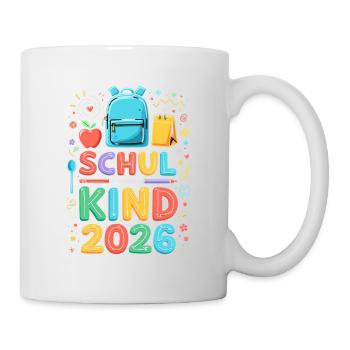 School Child 2026 School Enrollment 2026 Back to School - Mug - white - Right