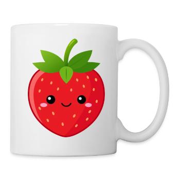 Kawaii Strawberry - Mug - white - Right